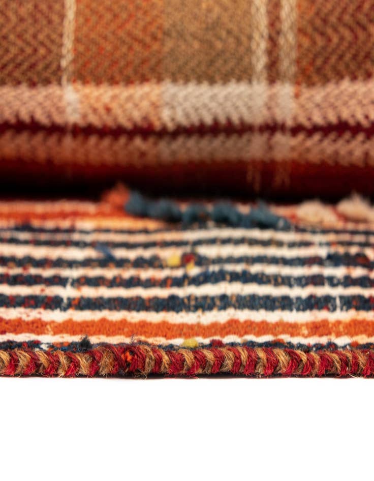 Detail image of 4' 7 x 6' 1 Jajim Wool Rug