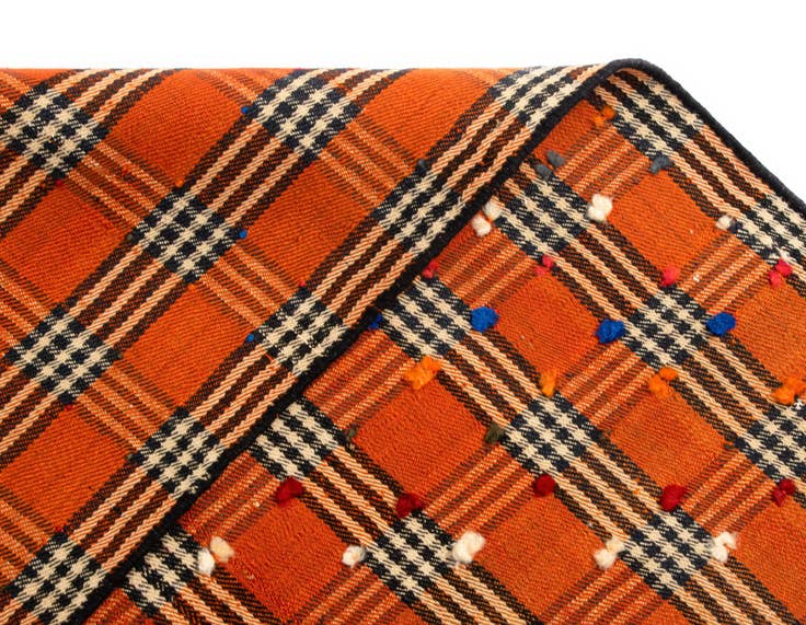 Detail image of 4' 3 x 6' 8 Jajim Wool Rug