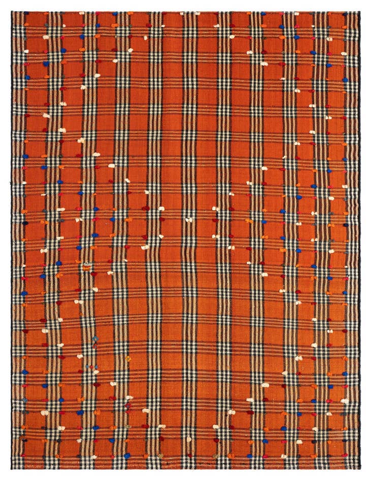 Detail image of 4' 3 x 6' 8 Jajim Wool Rug