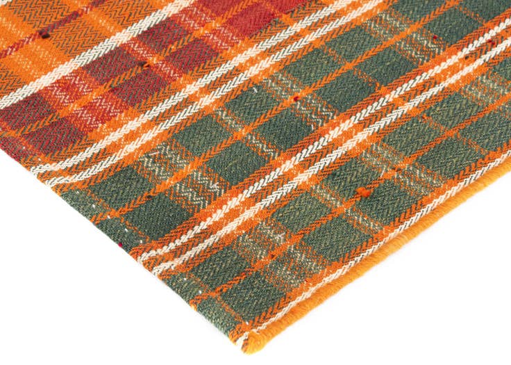 Detail image of 4' 6 x 6' 4 Jajim Wool Rug