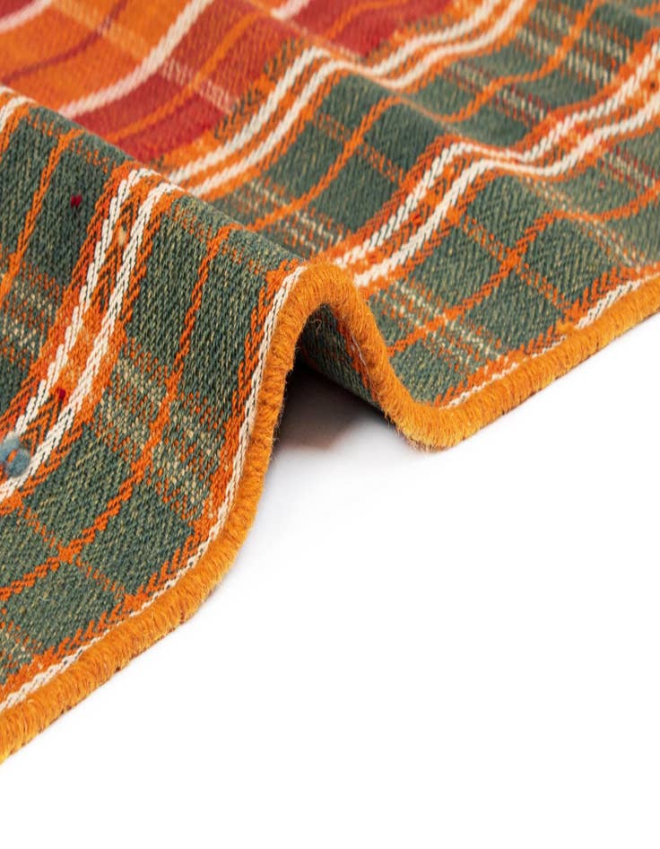 Detail image of 4' 6 x 6' 4 Jajim Wool Rug