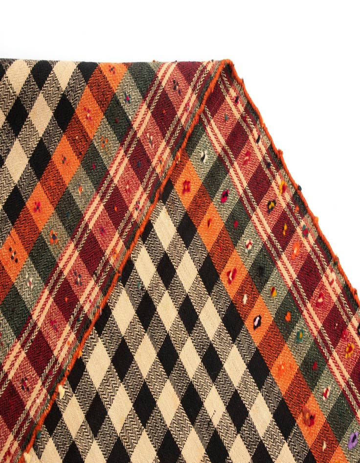 Detail image of 4' 11 x 7' Jajim Wool Rug