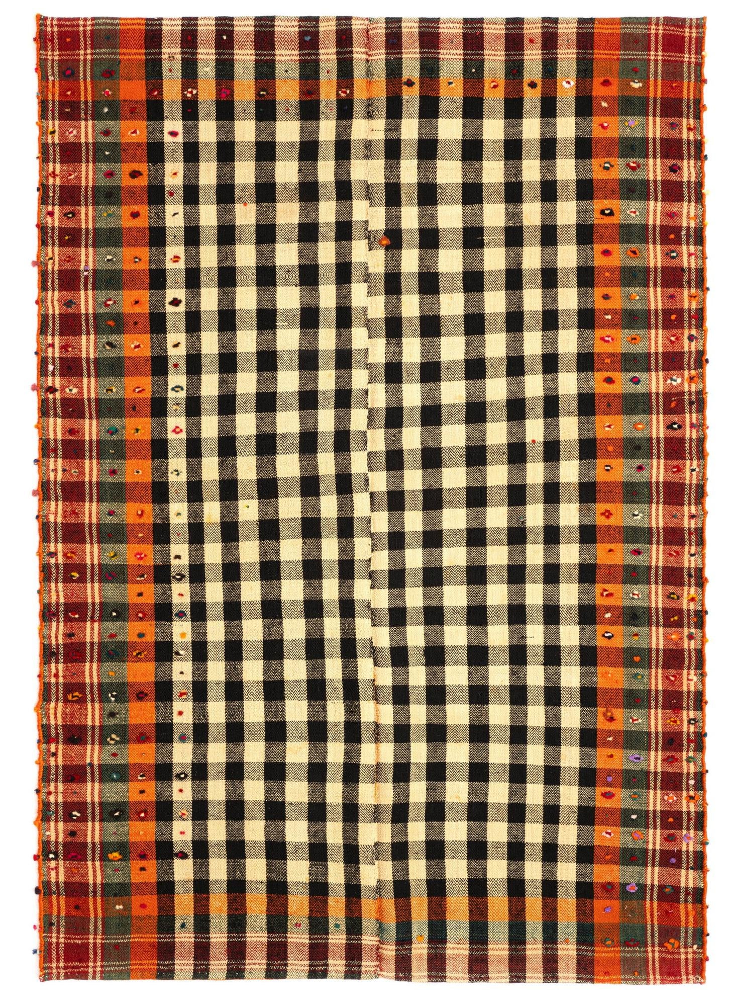 4' 11 x 7' Jajim Wool Rug