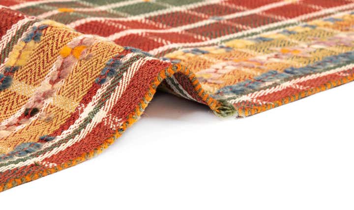 5' 1 x 6' 8 Jajim Wool Rug