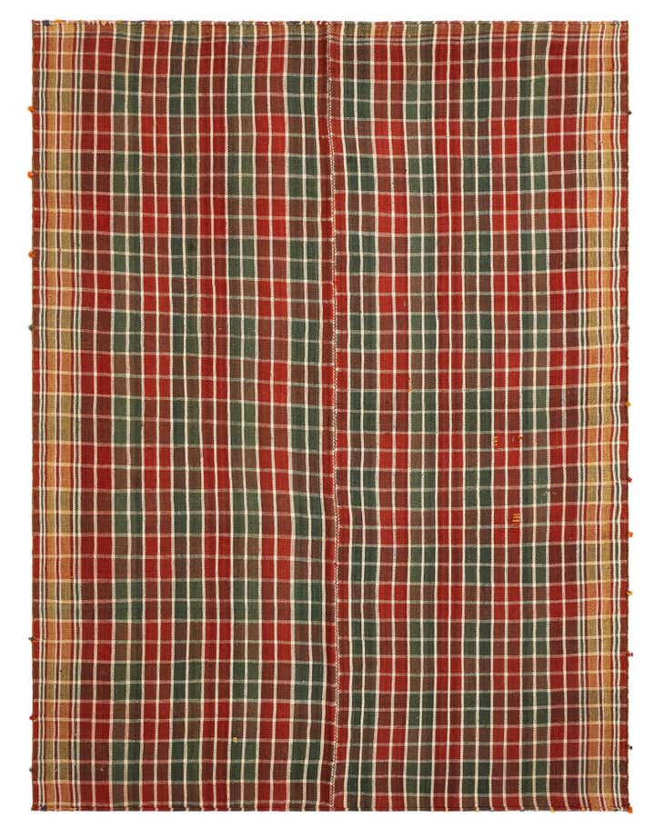 5' 1 x 6' 8 Jajim Wool Rug