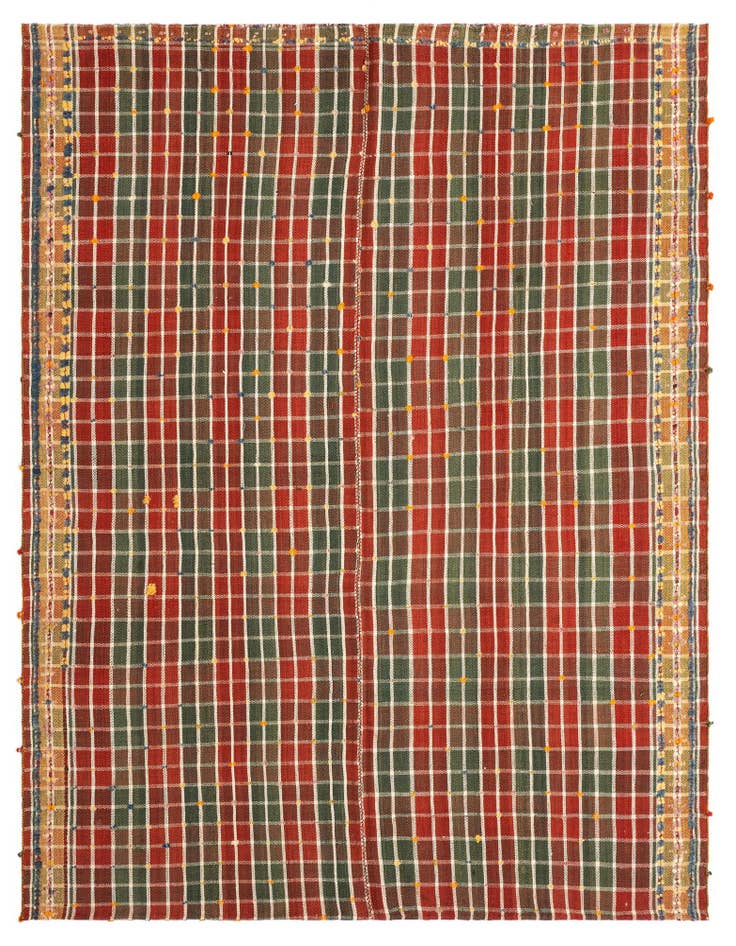 Detail image of 5' 1 x 6' 8 Jajim Wool Rug