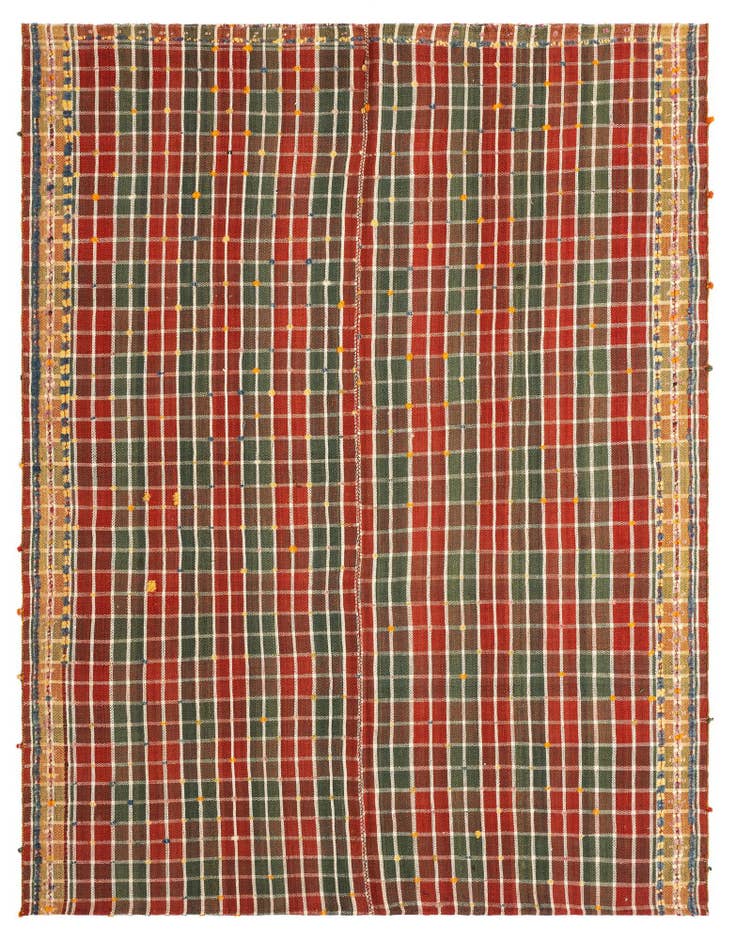Detail image of 5' 1 x 6' 8 Jajim Wool Rug