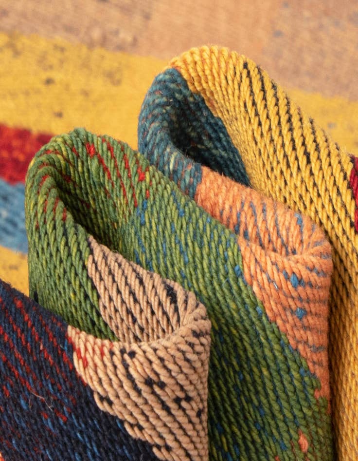 Detail image of 5' x 7' 4 Jajim Wool Rug