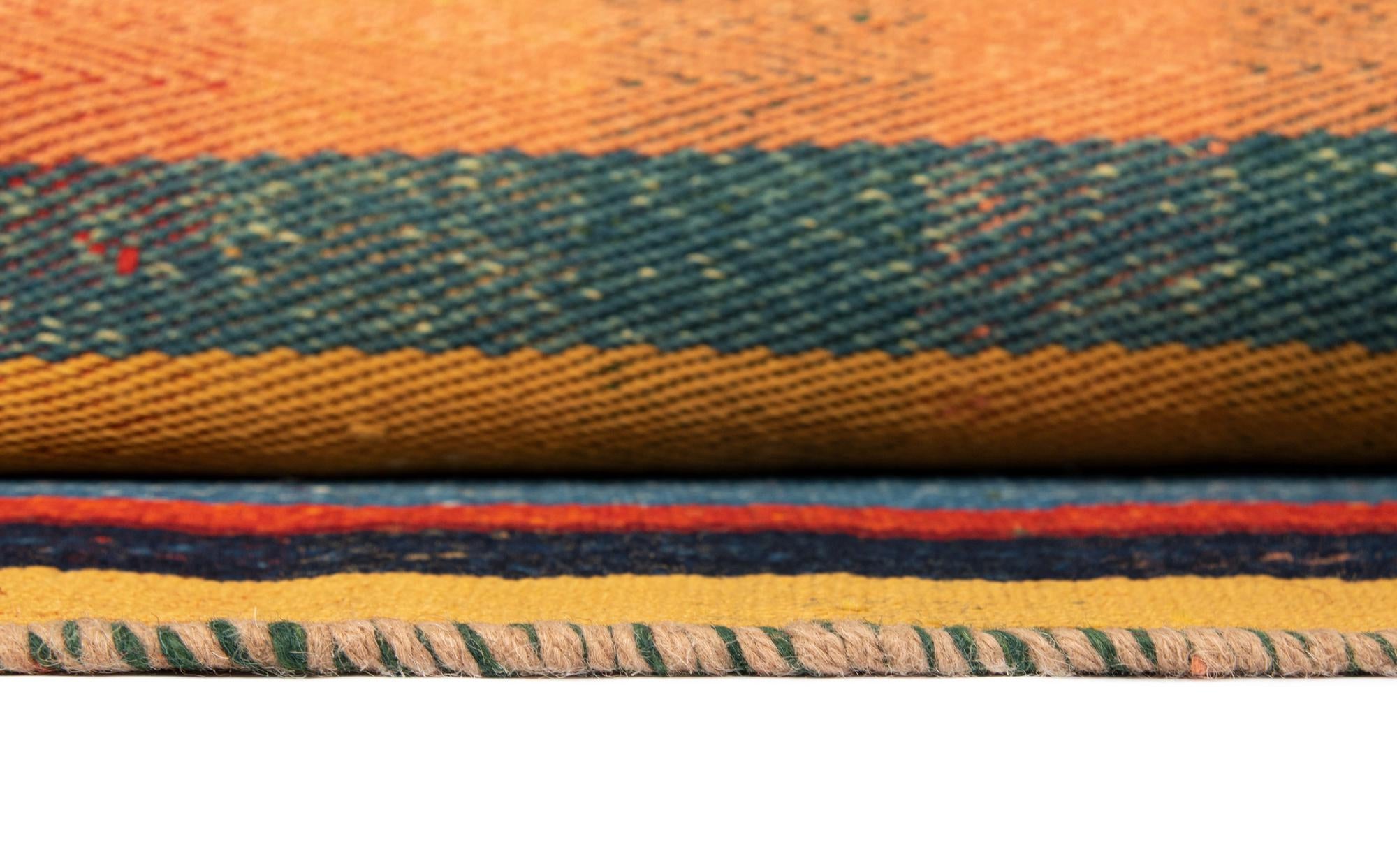 5' x 7' 4 Jajim Wool Rug