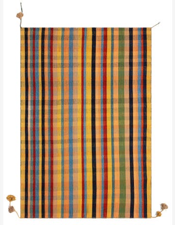 5' x 7' 4 Jajim Wool Rug