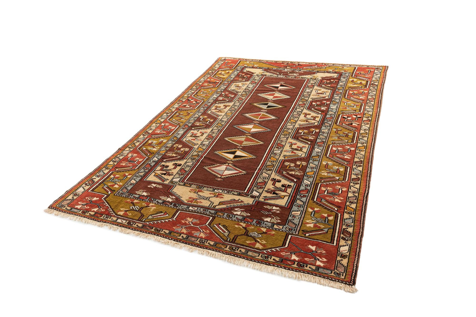 6' 7 x 9' 10 Kasak Rug