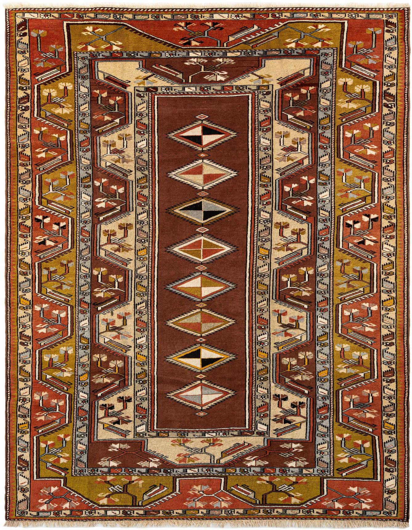 6' 7 x 9' 10 Kasak Rug