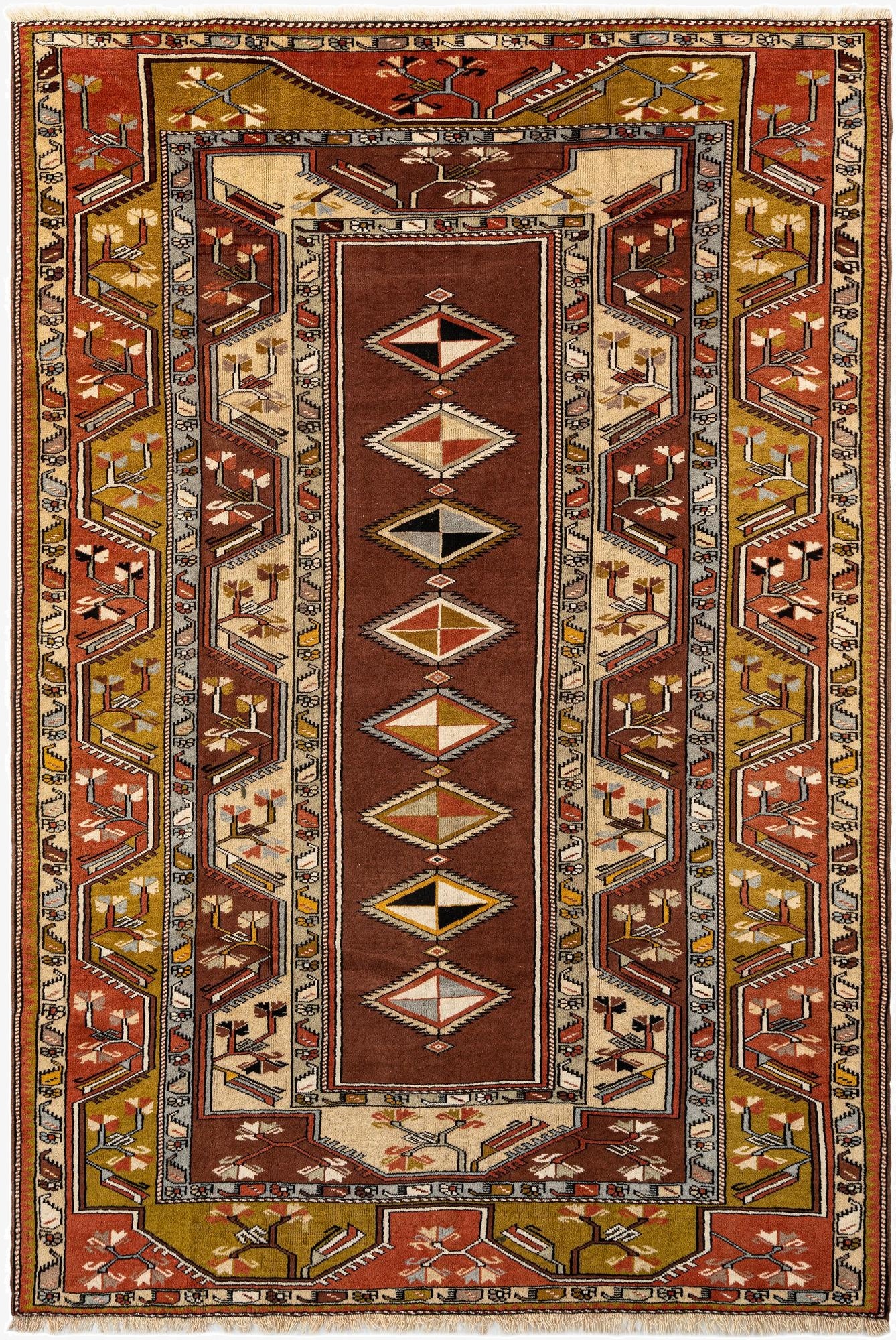 6' 7 x 9' 10 Kasak Rug