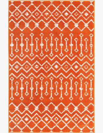 Orange Kasbah Trellis Rug
