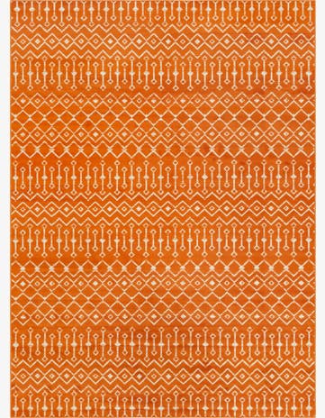 Orange Kasbah Trellis Rug