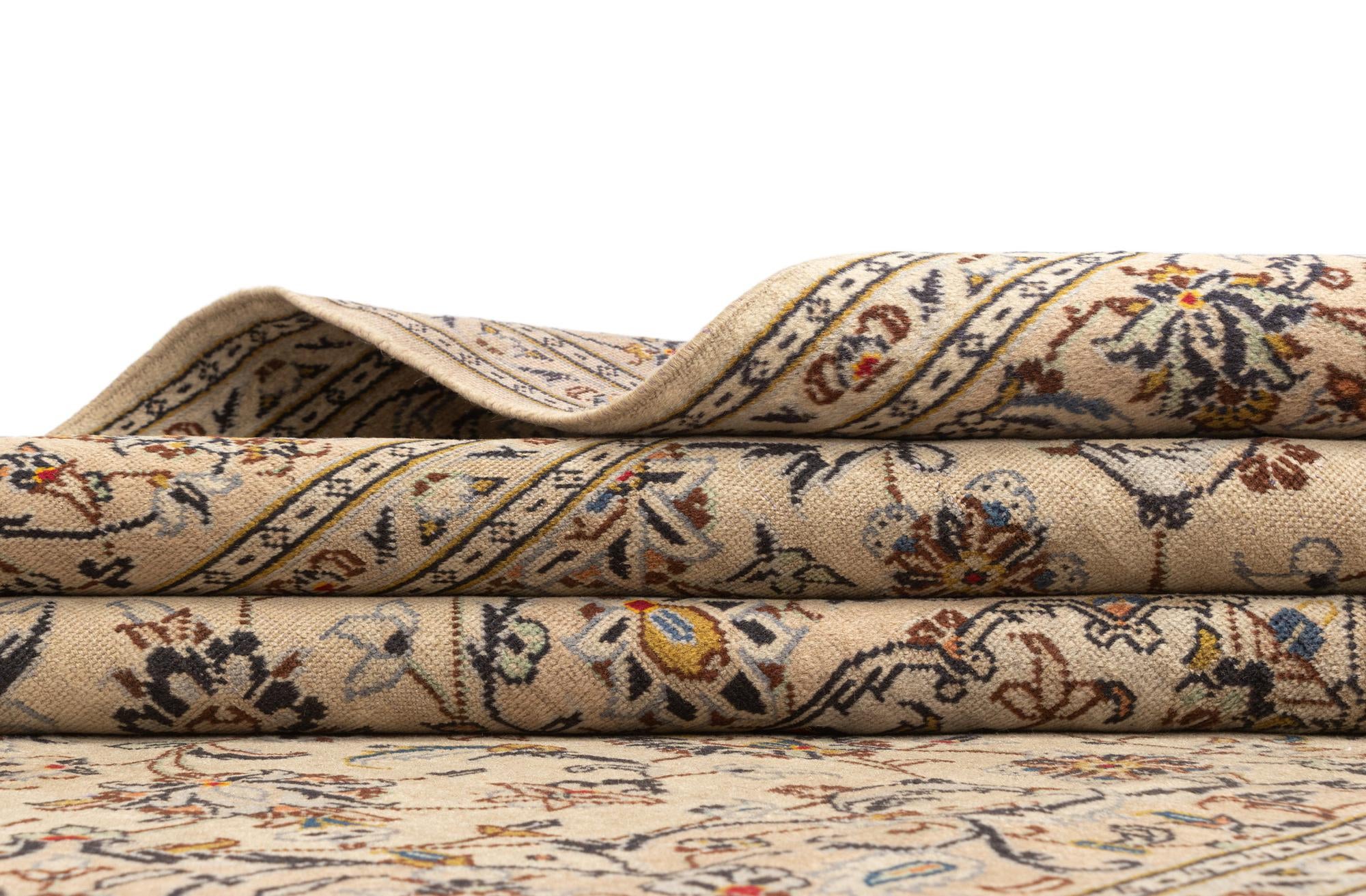 6' 6 x 9' 7 Kashan Wool Rug