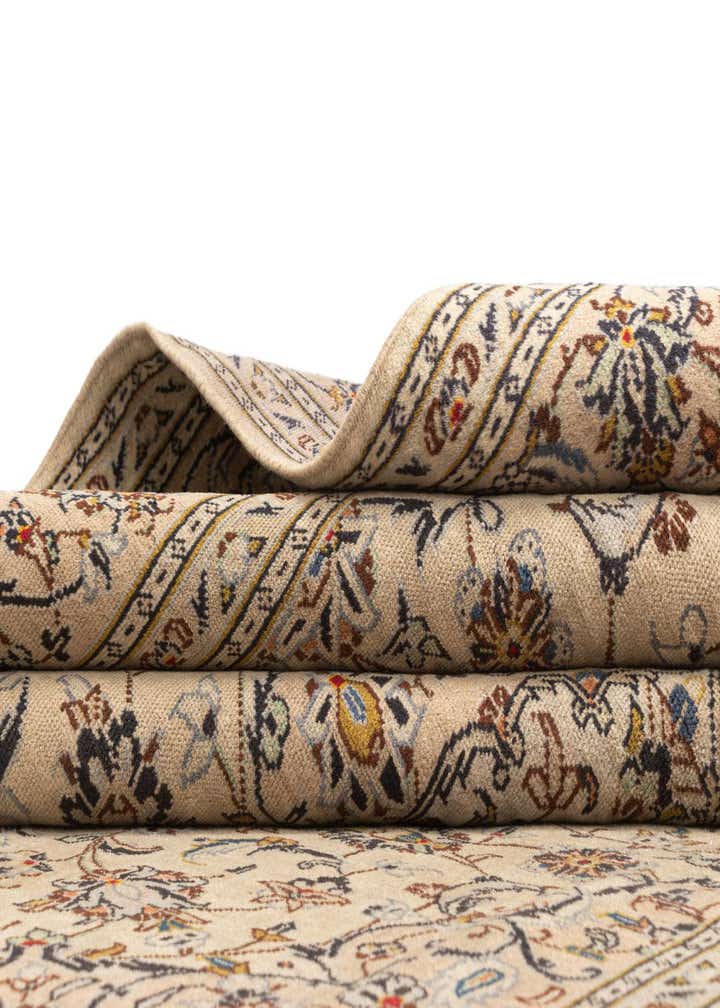 6' 6 x 9' 7 Kashan Wool Rug