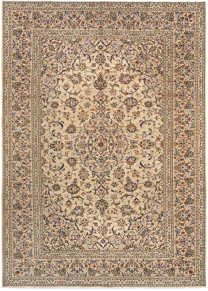 6' 6 x 9' 7 Kashan Wool Rug