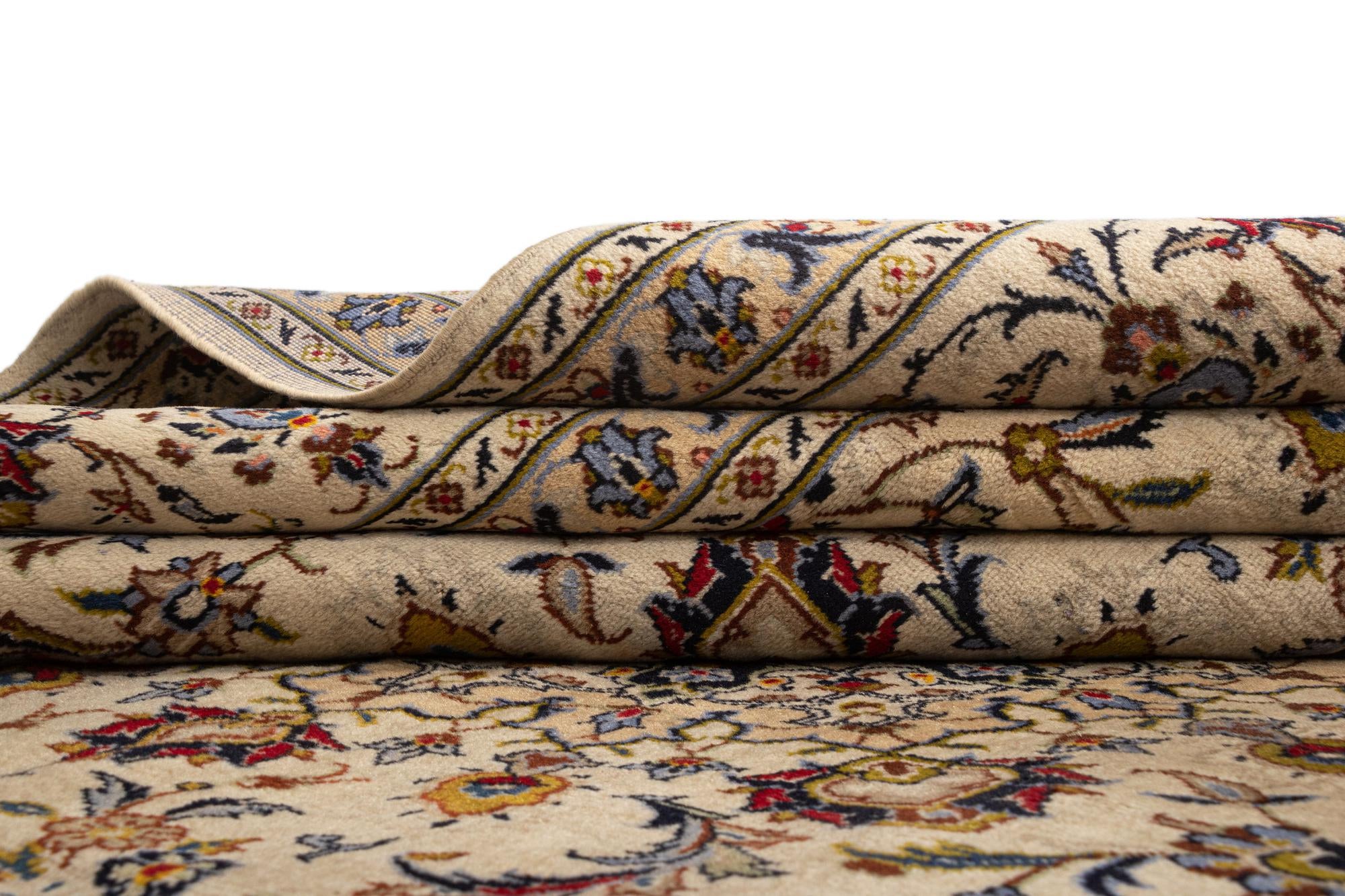 8' x 11' 6 Kashan Wool Rug