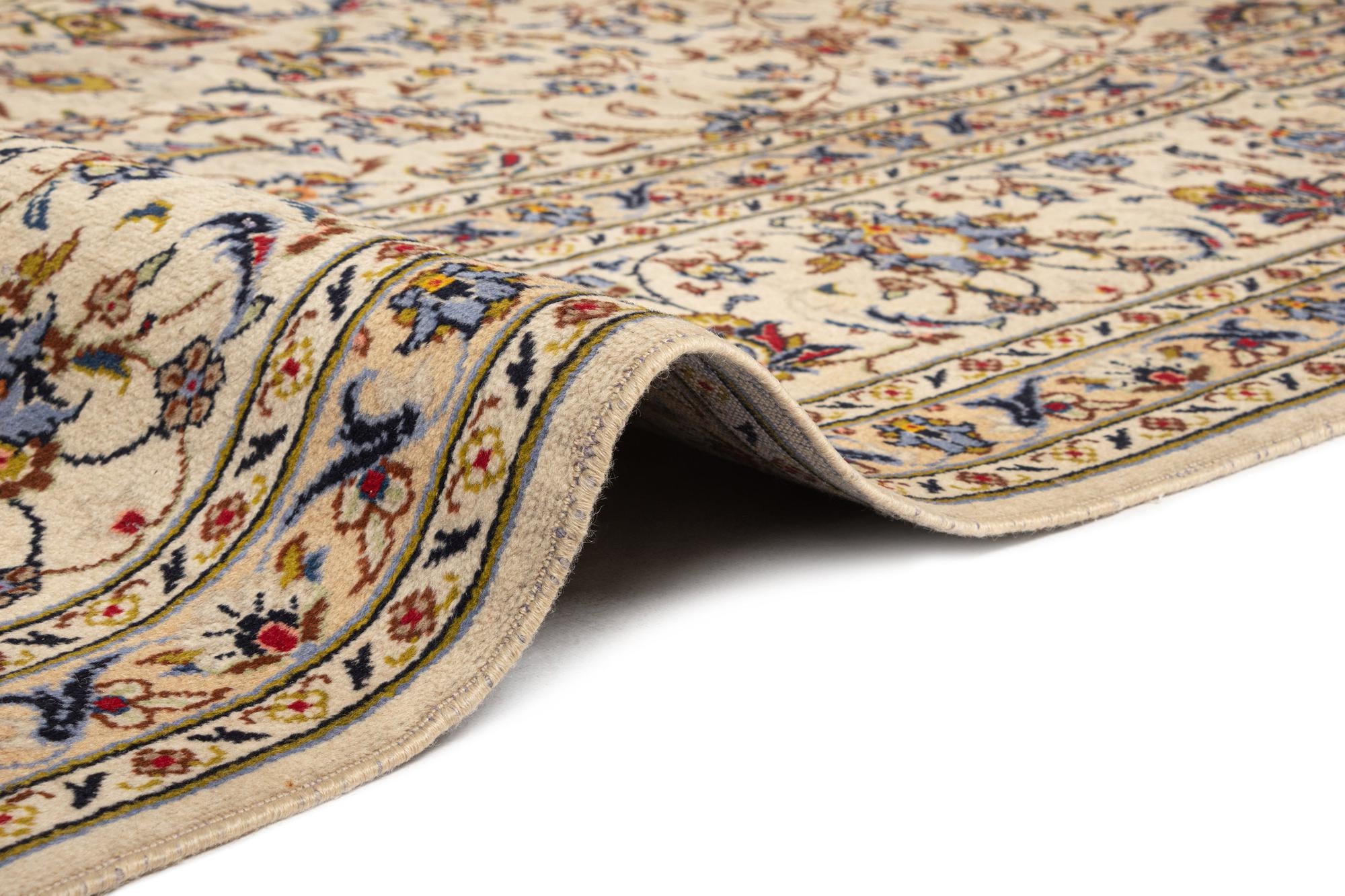 8' x 11' 6 Kashan Wool Rug
