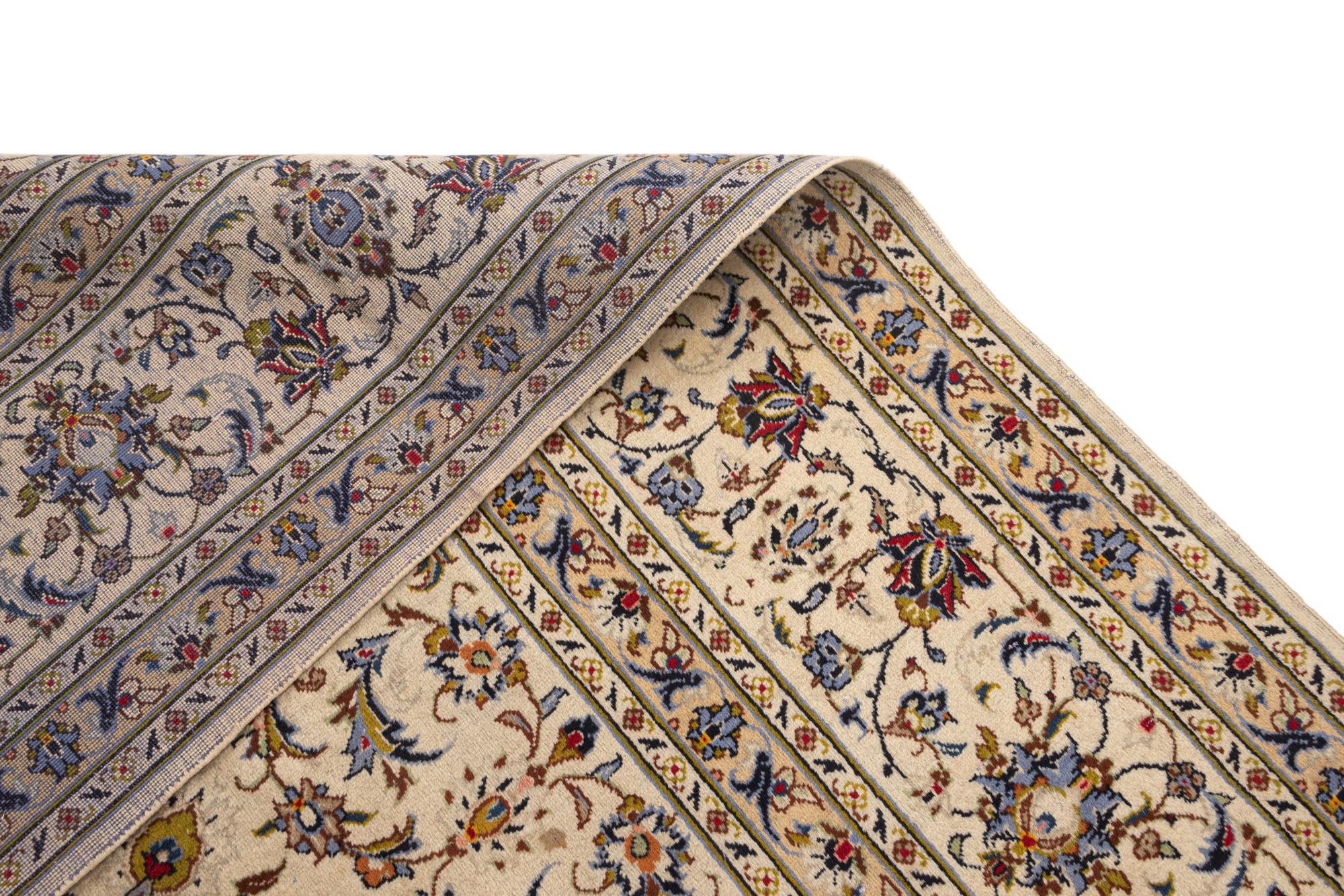 8' x 11' 6 Kashan Wool Rug