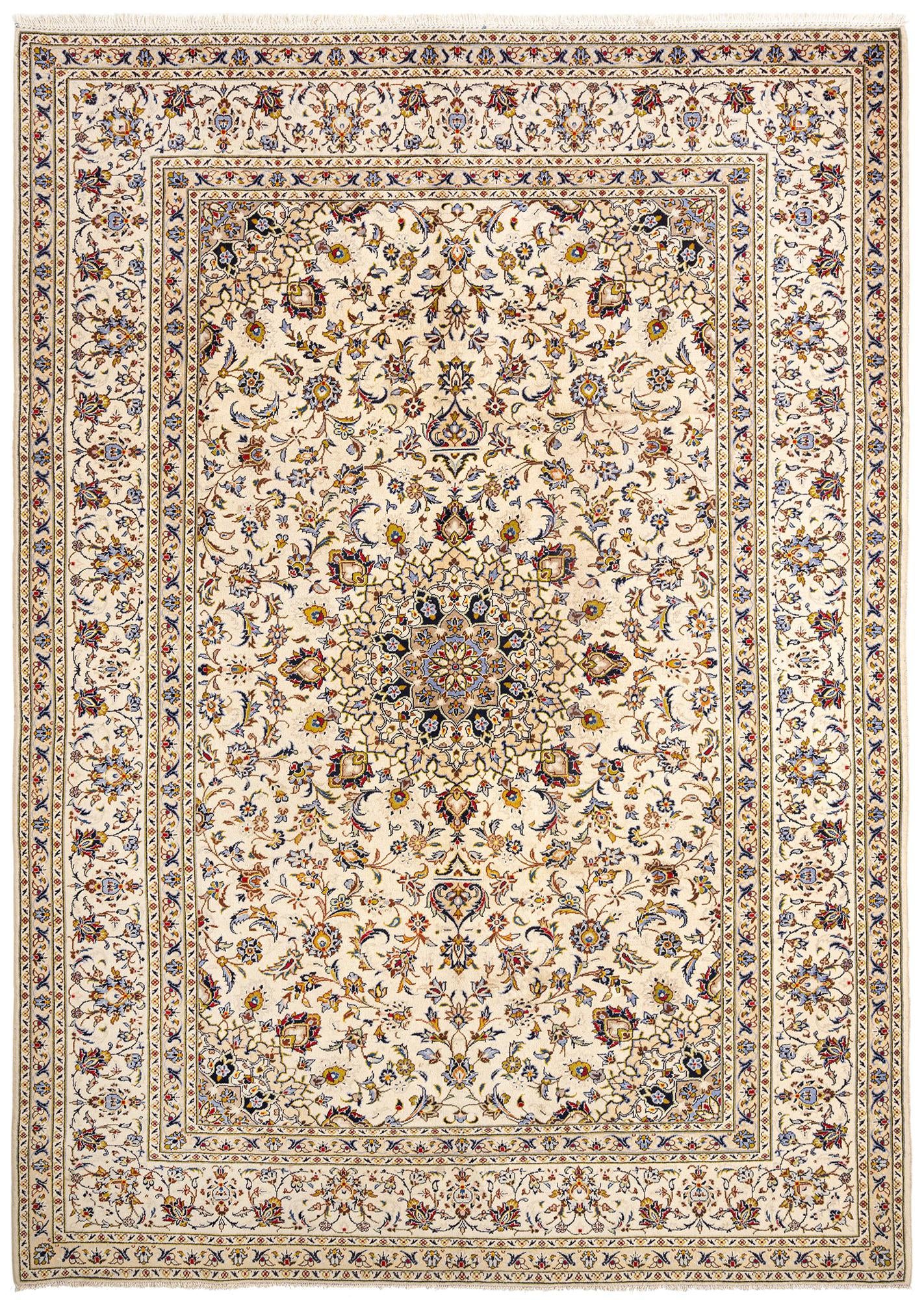 8' x 11' 6 Kashan Wool Rug