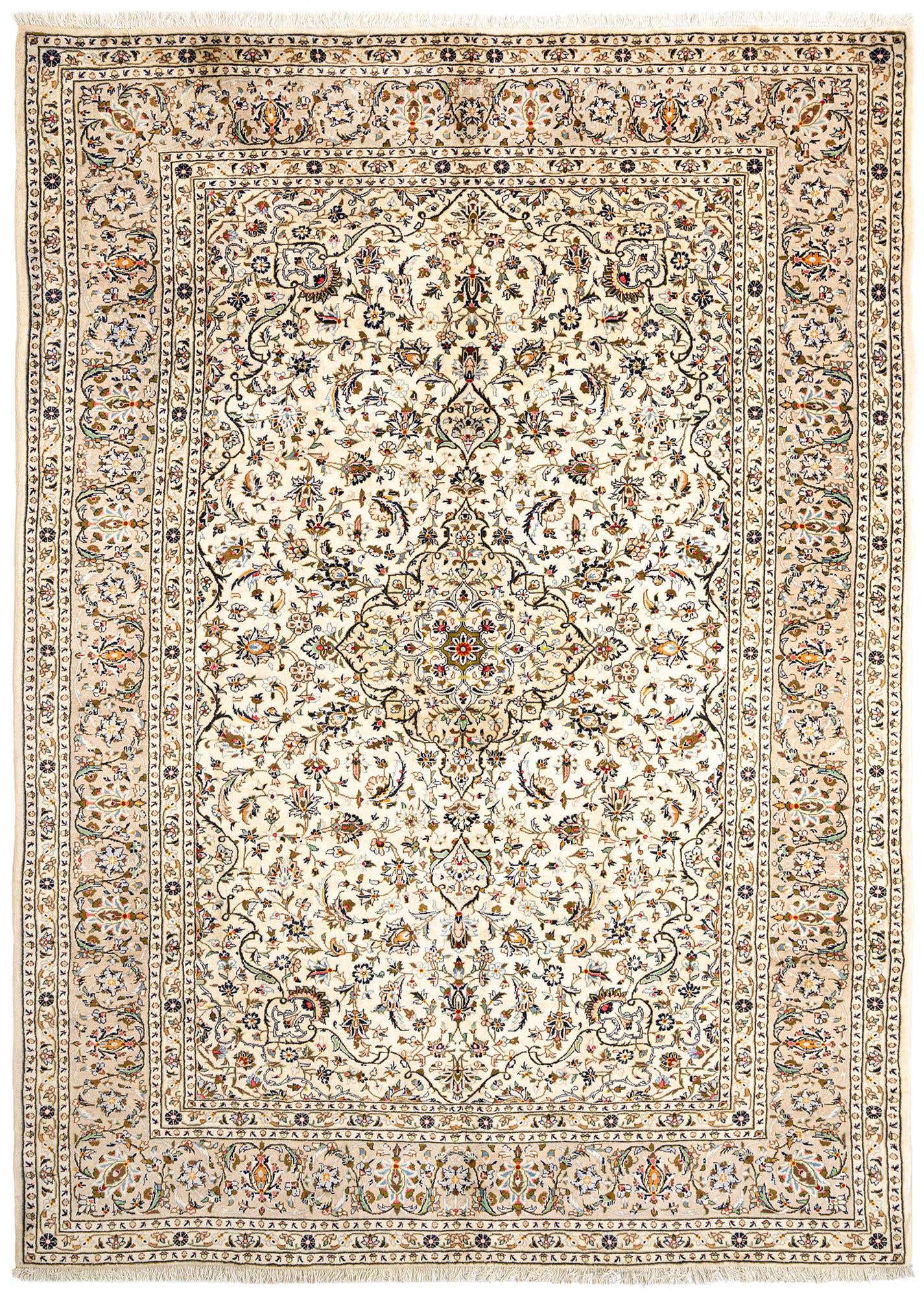 8' 8 x 12' Kashan Wool Rug