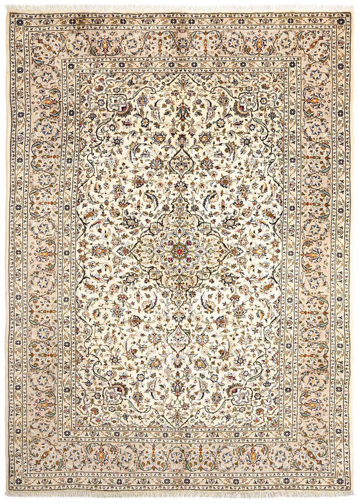8' 8 x 12' Kashan Wool Rug