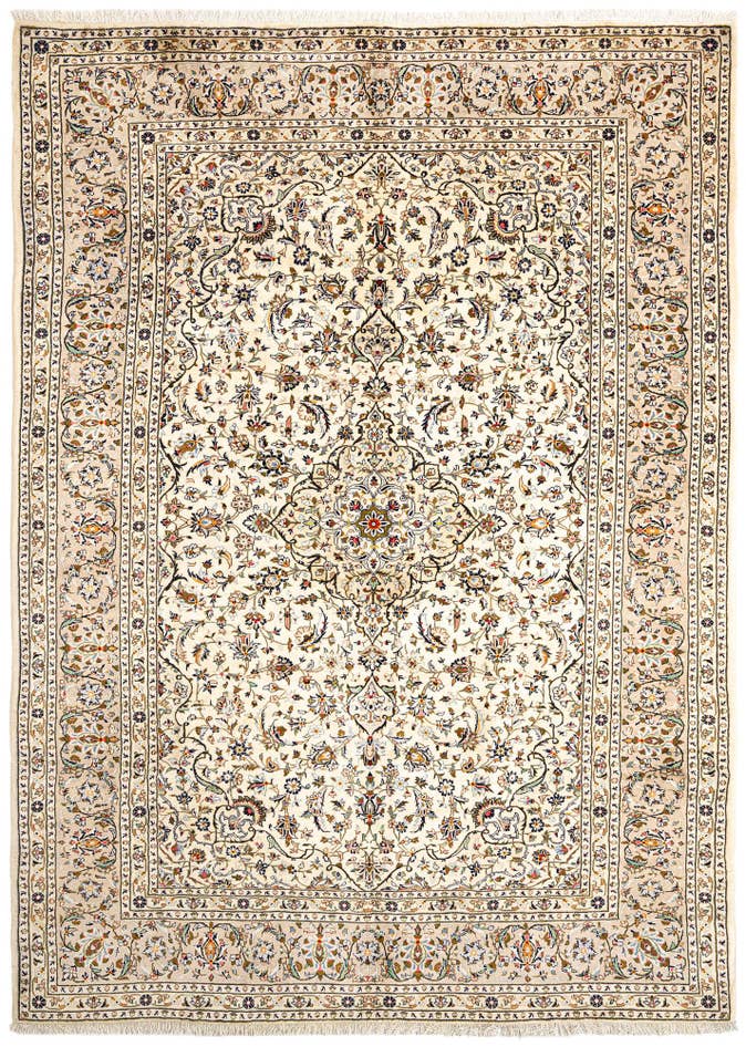Detail image of 8' 8 x 12' Kashan Wool Rug