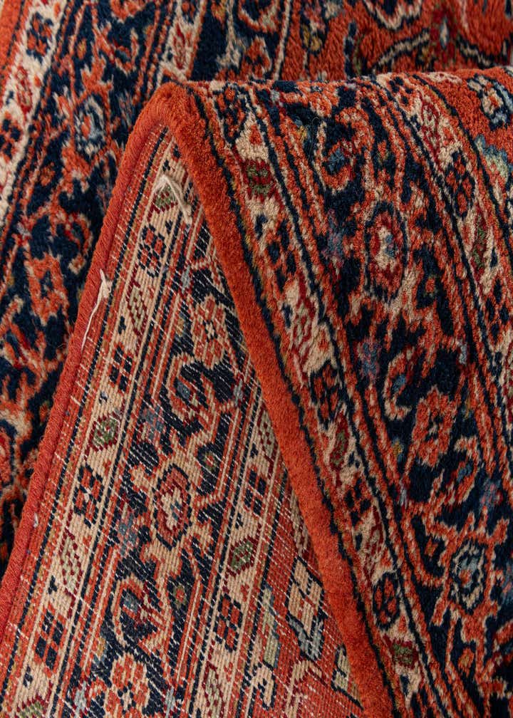 4' 3 x 6' Hand Knotted Kashan Wool Rug