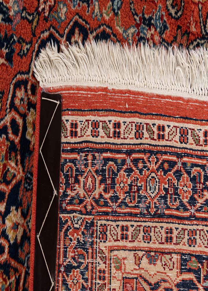 4' 3 x 6' Hand Knotted Kashan Wool Rug