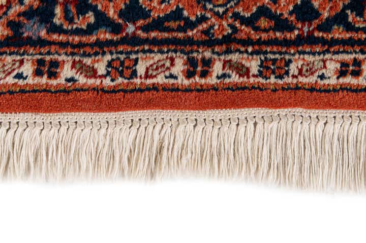 4' 3 x 6' Hand Knotted Kashan Wool Rug