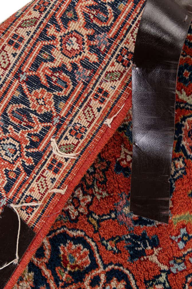 4' 3 x 6' Hand Knotted Kashan Wool Rug