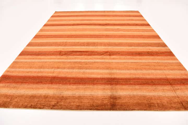 8' 11 x 12' Hand Knotted Kashkuli Gabbeh Wool Rug