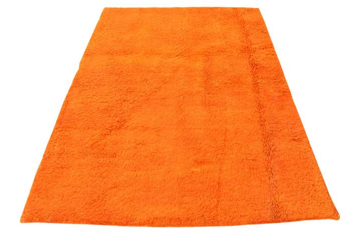 4' 4 x 6' 3 Hand Knotted Kashkuli Gabbeh Wool Rug