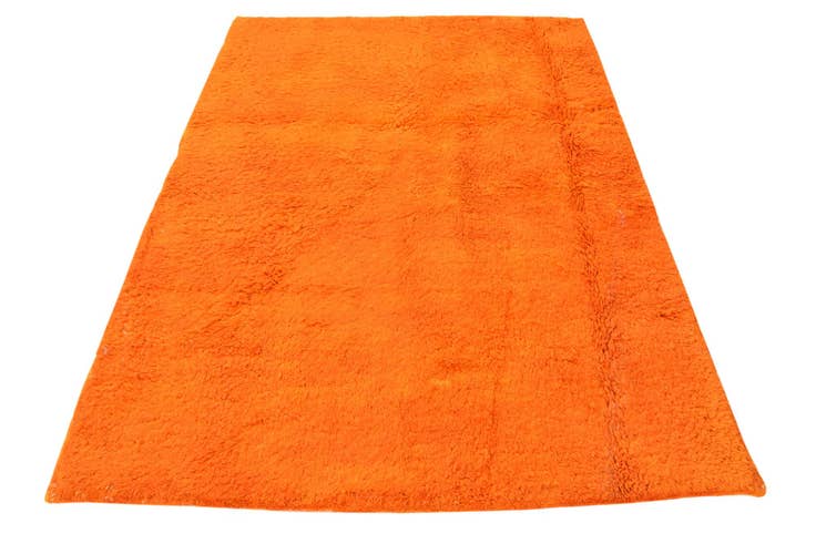 Detail image of 4' 4 x 6' 3 Hand Knotted Kashkuli Gabbeh Wool Rug