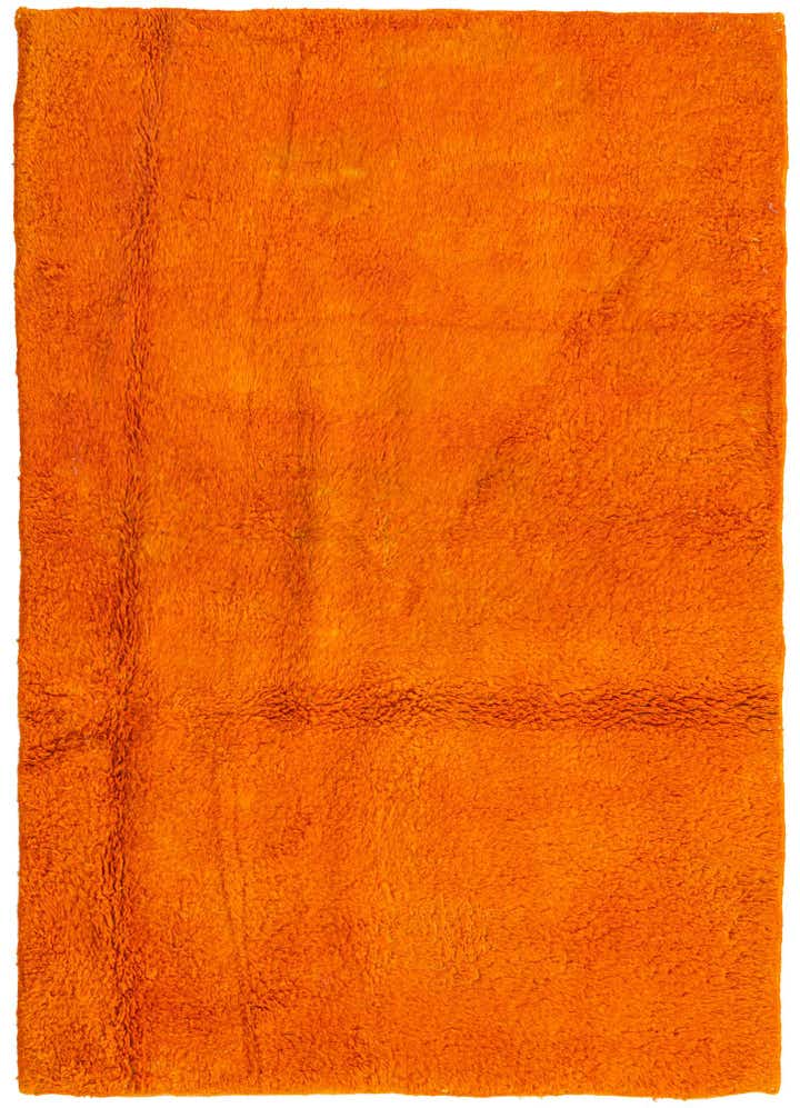 4' 4 x 6' 3 Hand Knotted Kashkuli Gabbeh Wool Rug