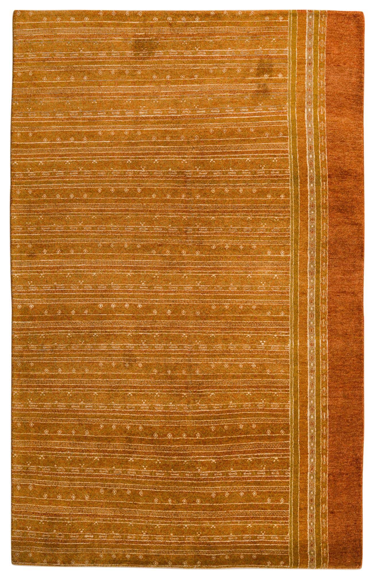 5' 5 x 8' 5 Hand Knotted Kashkuli Gabbeh Oriental Wool Rug
