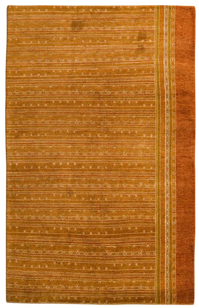 5' 5 x 8' 5 Hand Knotted Kashkuli Gabbeh Oriental Wool Rug