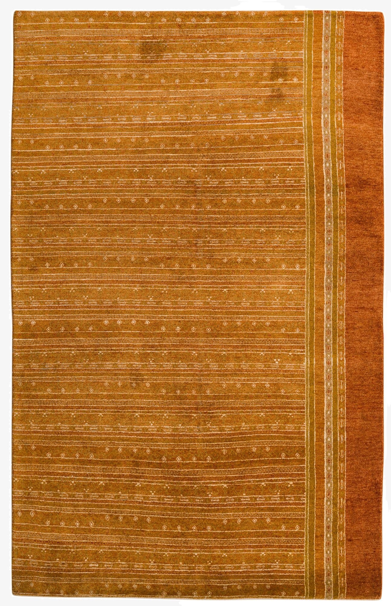 5' 5 x 8' 5 Hand Knotted Kashkuli Gabbeh Oriental Wool Rug