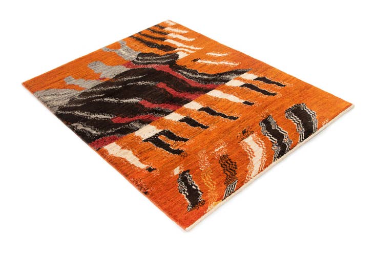 Detail image of 3' 1 x 4' 3 Kashkuli Wool Rug