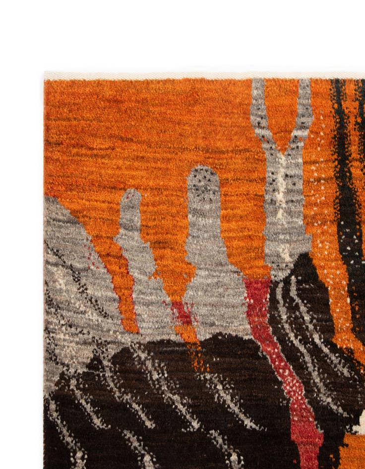 Detail image of 3' 1 x 4' 3 Kashkuli Wool Rug