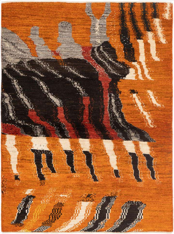 3' 1 x 4' 3 Kashkuli Wool Rug