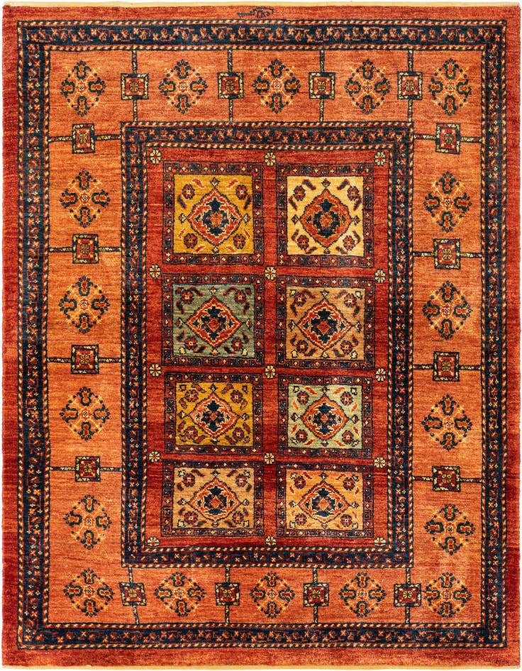 Detail image of 3' 7 x 4' 11 Kashkuli Wool Rug