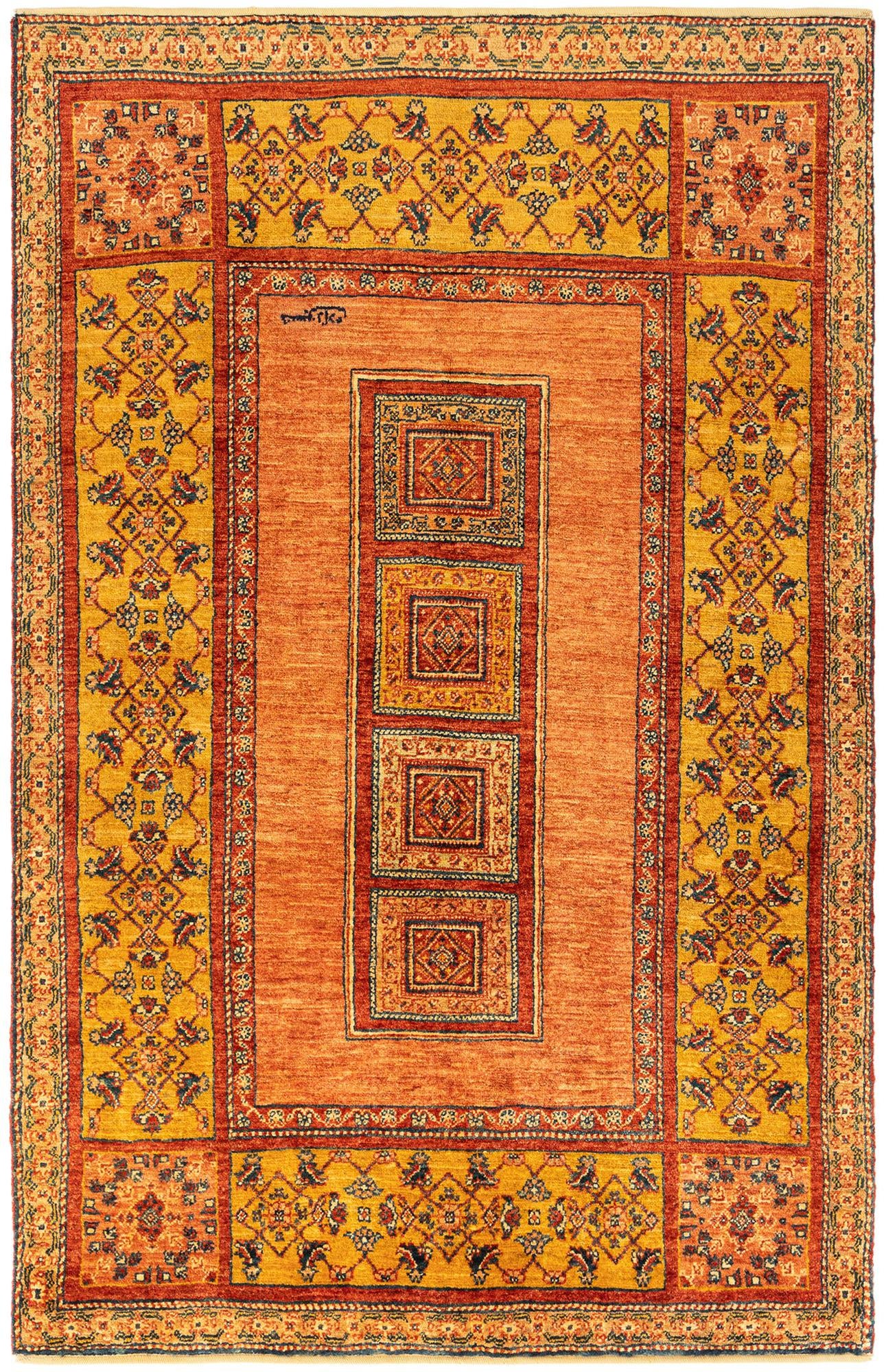3' 6 x 5' 7 Kashkuli Wool Rug