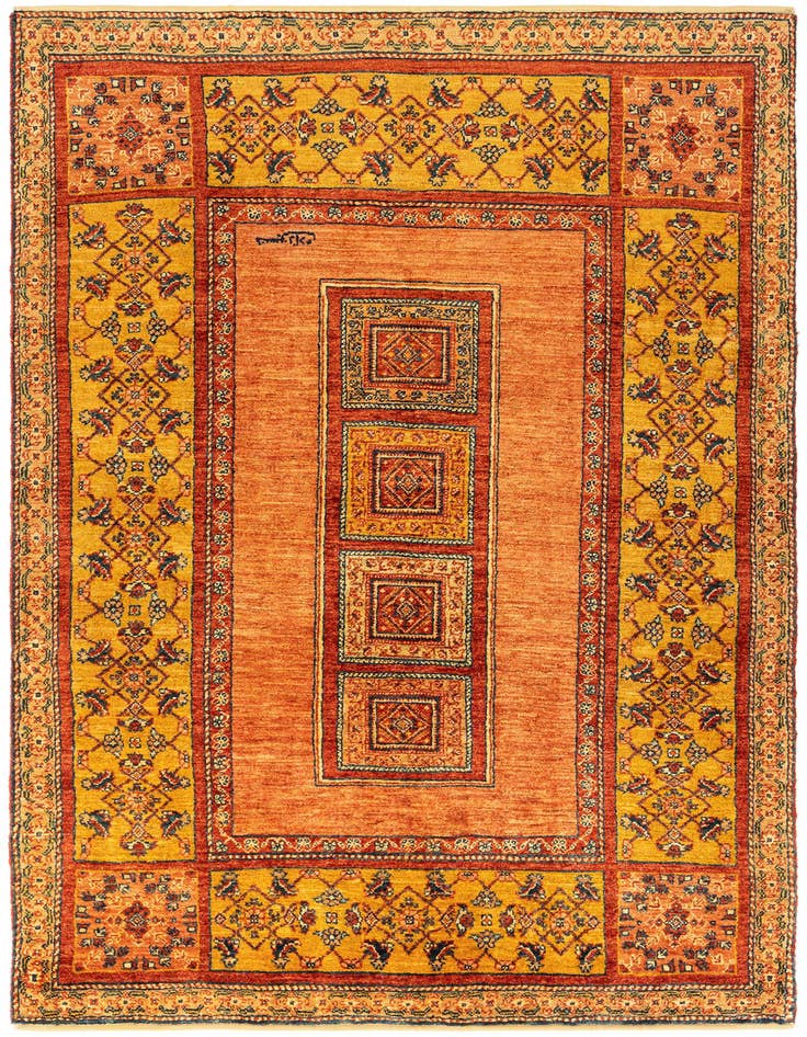 Detail image of 3' 6 x 5' 7 Kashkuli Wool Rug