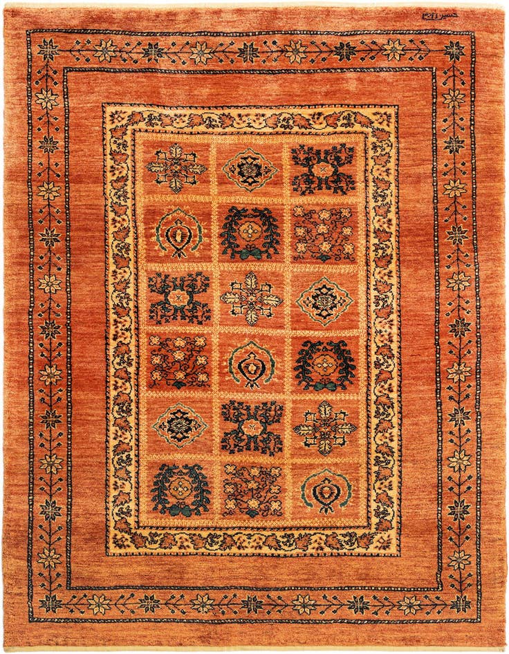 Detail image of 3' 7 x 4' 11 Kashkuli Wool Rug