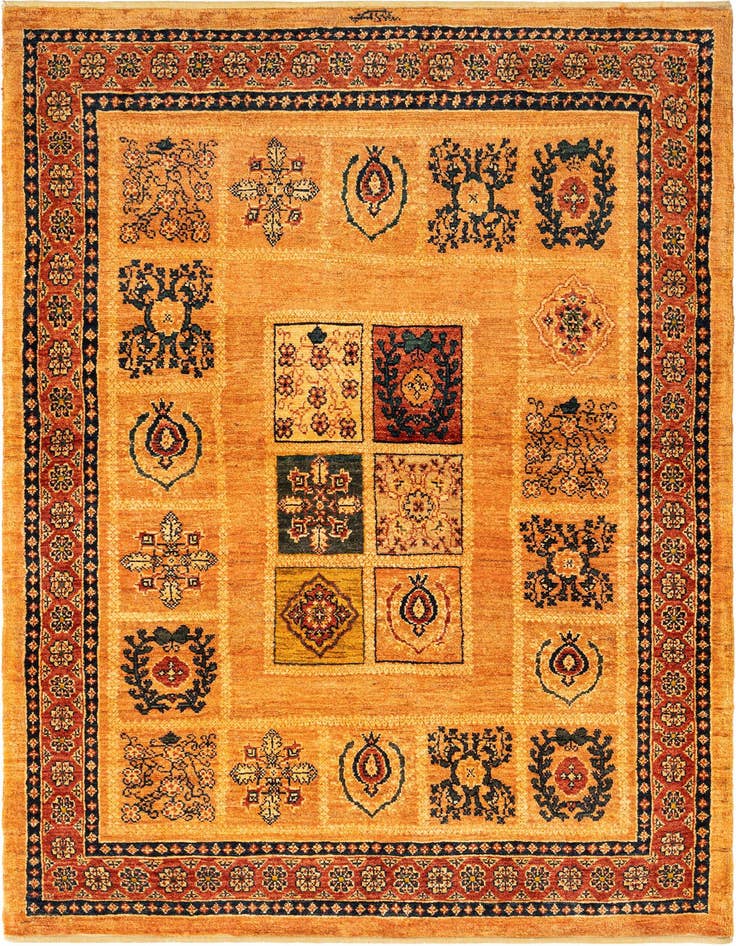 Detail image of 3' 7 x 4' 11 Kashkuli Wool Rug