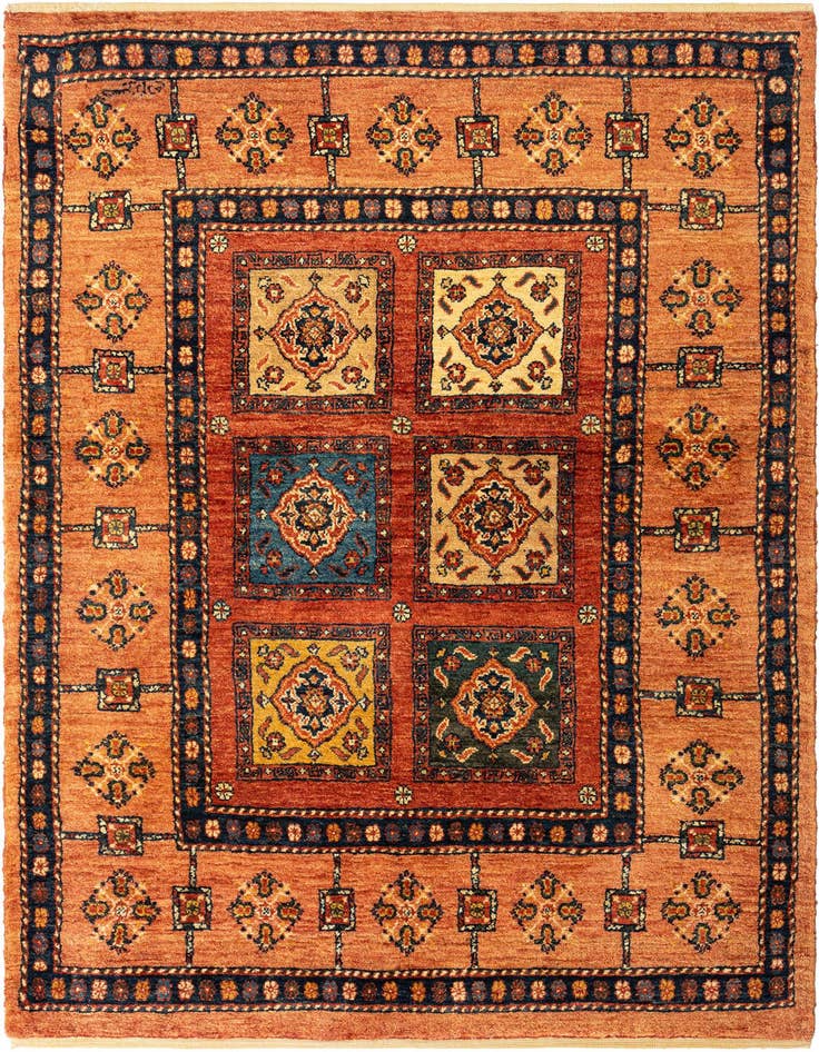 Detail image of 3' 5 x 4' 11 Kashkuli Wool Rug