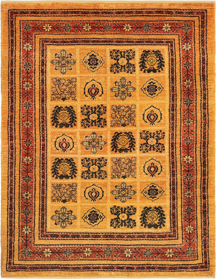 Detail image of 3' 7 x 5' Kashkuli Wool Rug